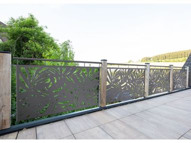 Outdoor railing systems Parapet By ELEO
