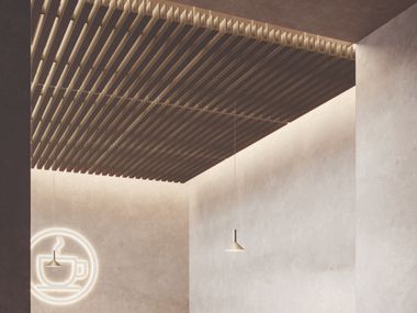 Ceiling Acoustic panel BALUMINA ELIACOUSTIC