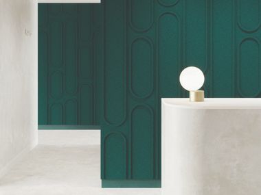 Acoustic PET wall tiles MOLO ELIACOUSTIC