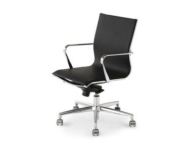 Leather office chair ELLE LEATHER FANTONI