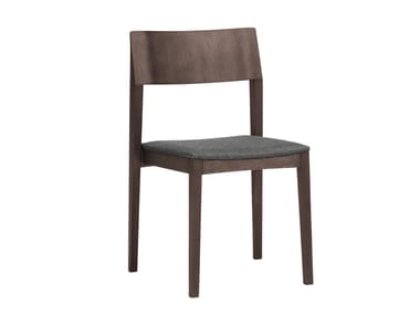 Stackable wooden chair ELSA - CONTRACT