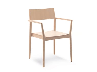 Sedia in legno con braccioli ELSA - HEALTH & CARE PIAVAL