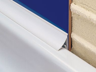 Antibacterial edge profile for walls NOVOBAÑERA 2A PVC EMAC Italia