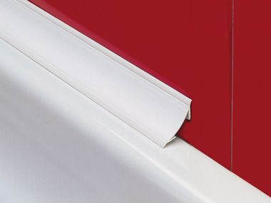 Antibacterial edge profile for walls NOVOBAÑERA® 2B PVC EMAC Italia