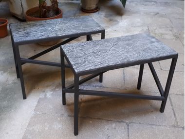 Panca in materiale composito EMPREINTES ICI ET LÀ