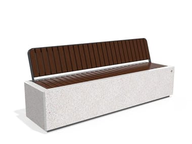 ENCHO ENCHEV - ETE, 268-B Panchina modulare in calcestruzzo e legno