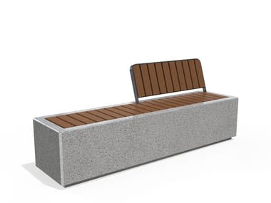 ENCHO ENCHEV - ETE, 268-C Panchina modulare in calcestruzzo e legno