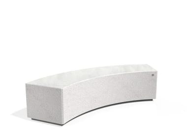 ENCHO ENCHEV - ETE, 268-D Panchina curva modulare in calcestruzzo