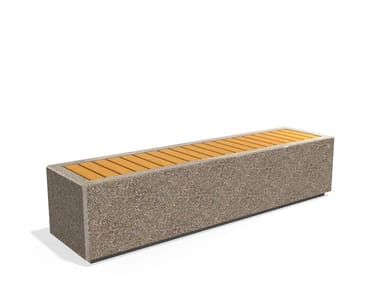 ENCHO ENCHEV - ETE, 268-I Panchina modulare in calcestruzzo e legno