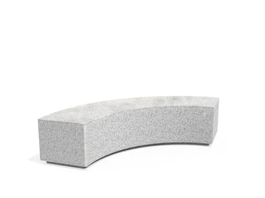 ENCHO ENCHEV - ETE, 268-T Panchina modulare curva in calcestruzzo