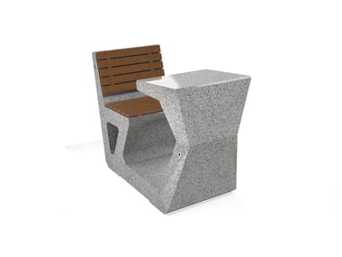 ENCHO ENCHEV - ETE, 279 Tavolo da lavoro per spazi pubblici in calcestruzzo