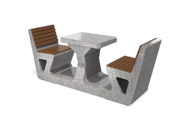 ENCHO ENCHEV - ETE, 284 Tavolo da lavoro per spazi pubblici in calcestruzzo