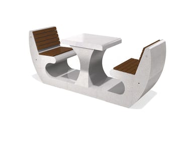 ENCHO ENCHEV - ETE, 285 Tavolo da lavoro per spazi pubblici in calcestruzzo