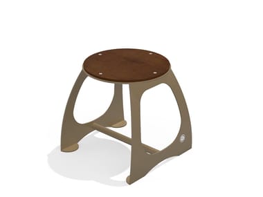 ENCHO ENCHEV - ETE, 411 Seduta da esterni in acciaio