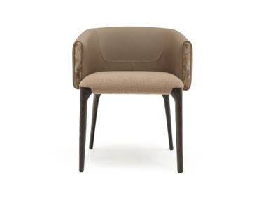 Upholstered leather chair ANGELIT ENNE