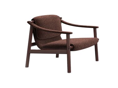Fabric armchair with armrests BRASE ENNE
