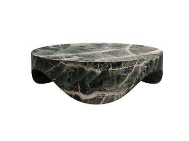 Mesa de centro redonda baixa de mármore MONAD ENNE