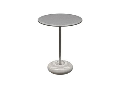 Mesa de centro redonda alta de mármore SILVA ENNE