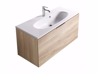 Mobile lavabo sospeso con cassetti ERGO - 7160