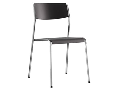 Sedia agganciabile in multistrato con schienale aperto ESPOSITO horgenglarus