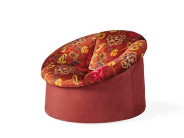 Fabric armchair with armrests DAHLIA ETRO Home Interiors