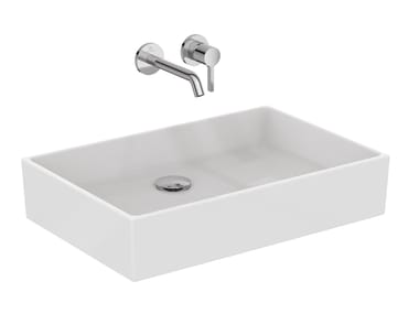 Lavabo rettangolare in ceramica EXTRA - T3740