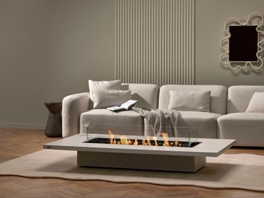 Freestanding bioethanol or gas fireplace DAIQUIRI 70L EcoSmart Fire