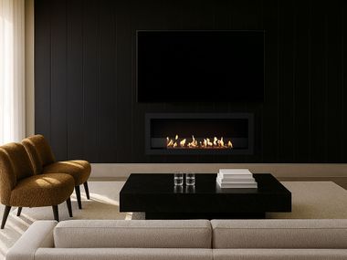 Inserto para chimenea de bioetanol en acero FRAME 600SS EcoSmart Fire
