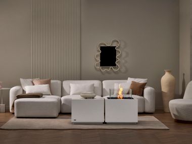 Freestanding bioethanol or gas fireplace SIDECAR 24 EcoSmart Fire
