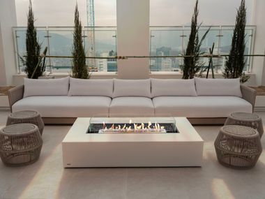 Freestanding bioethanol or gas fireplace WHARF 65 EcoSmart Fire
