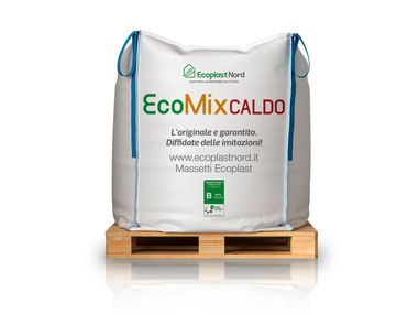 Miscela semipronta per massetto ad alta conducibilità termica fibrorinforzato ECOMIXCALDO Ecoplast Nord
