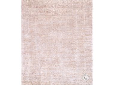 Hand knotted wool and silk rug ENDLESS LAND Edition Bougainville