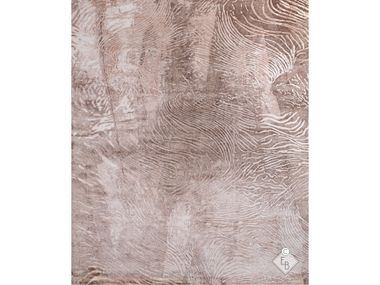Hand knotted silk rug LONGSHENG SANDCASTLE Edition Bougainville