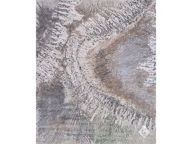 Hand knotted wool and silk rug MENDENHALL MADEN Edition Bougainville