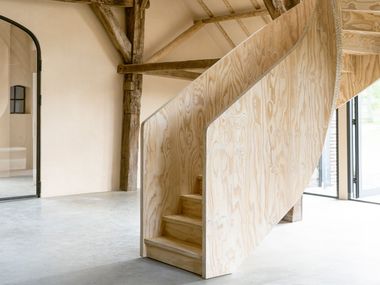 Escalera de caracol helicoidal BARN AT THE AHOF NL EeStairs