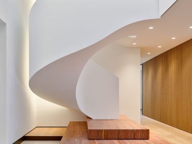 Spiral staircase CENTRAL PARK WEST PENTHOUSE NY EeStairs