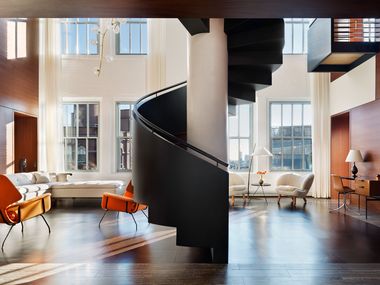 Escalera de caracol helicoidal COOPER BARREL NEW YORK EeStairs