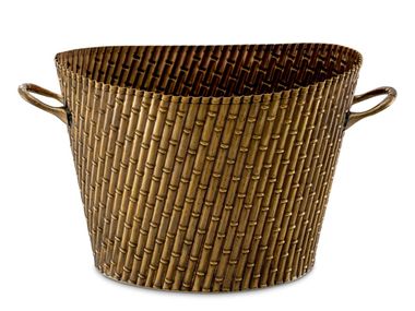 Table-top brass bottle rack BARLETTA S Eichholtz