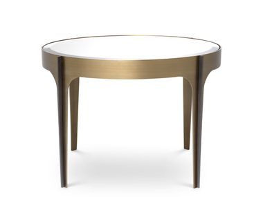 Brass and glass coffee table ARTEMISA Eichholtz