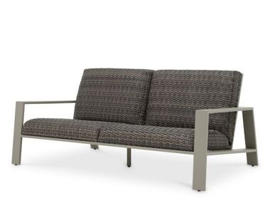 Straight 2 seater rattan garden sofa BELLE VUE Eichholtz