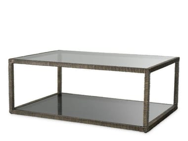 Eichholtz, BETHESDA Tavolino da caffè rettangolare in vetro