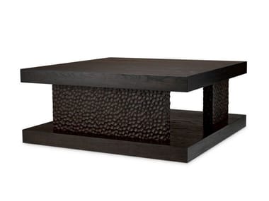 Eichholtz, BRAVON Tavolino quadrato da caffè in legno