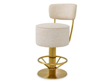 Swivel stool with back CARLETON Eichholtz