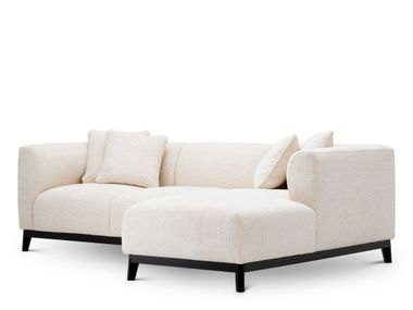 3 seater fabric sofa with chaise longue CORSO Eichholtz