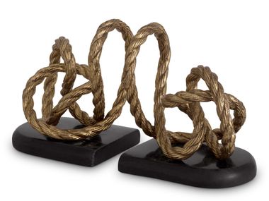 Buchstütze aus Metall CORWYN - SET OF 2 Eichholtz