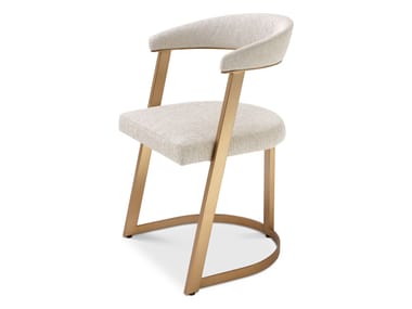 Eichholtz, DEXTER Sedia in tessuto con schienale aperto