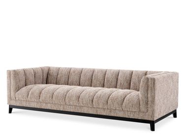 3 seater Straight fabric sofa DITMAR Eichholtz