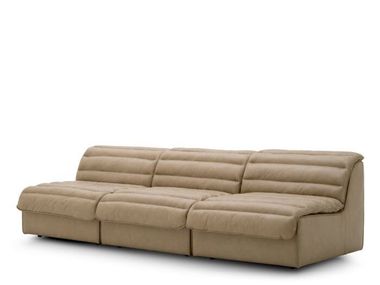 Modular 3 seater leather sofa DUNEMORE Eichholtz