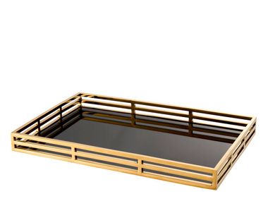 Bandeja rectangular de vidrio GIACOMO Eichholtz