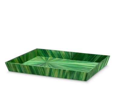 Rectangular straw tray HARVARD L Eichholtz